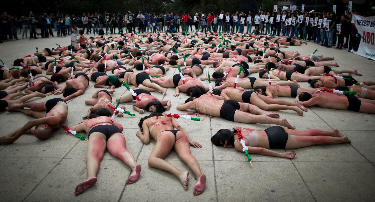 Protestan contra las corridas de toros. Foto: Pedro Mera / Xinhua - Proceso