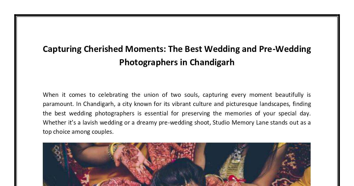 Best wedding photographers in Chandigarh.pdf | DocHub