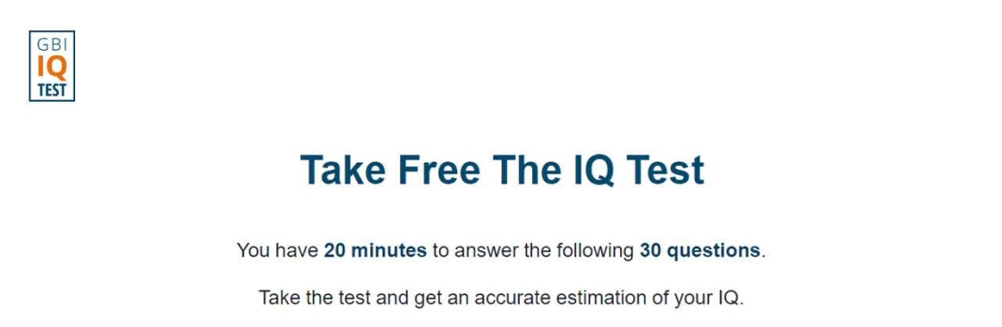 GBI IQ Test Cover Image