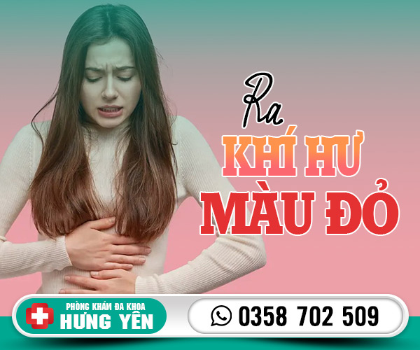 Ra khí hư màu đỏ bị làm sao?