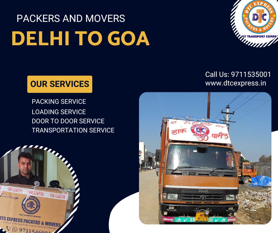 Book Packers and Movers in Delhi to Goa, Book Now Today