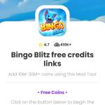 bingo blitz free credits links