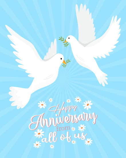 First wedding anniversary cards | 50th wedding anniversary card