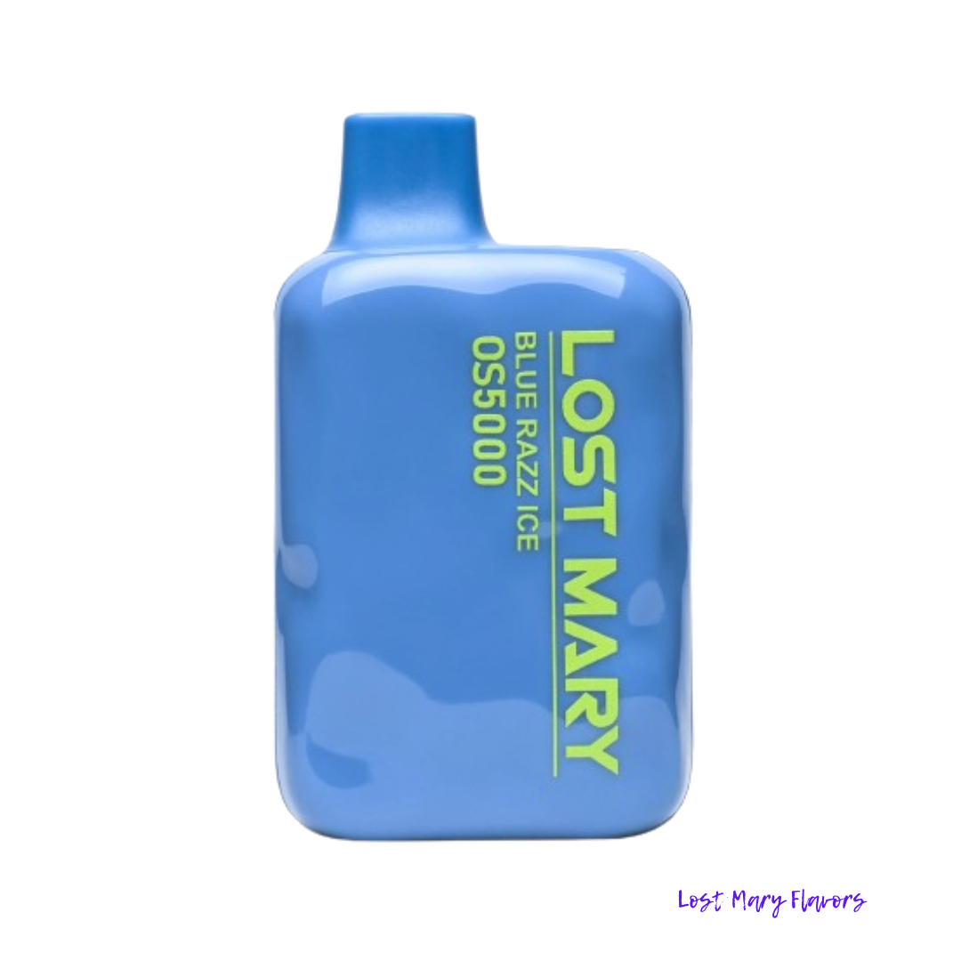 Lost Mary OS5000 - Blue Razz Ice Best Disposable Vape