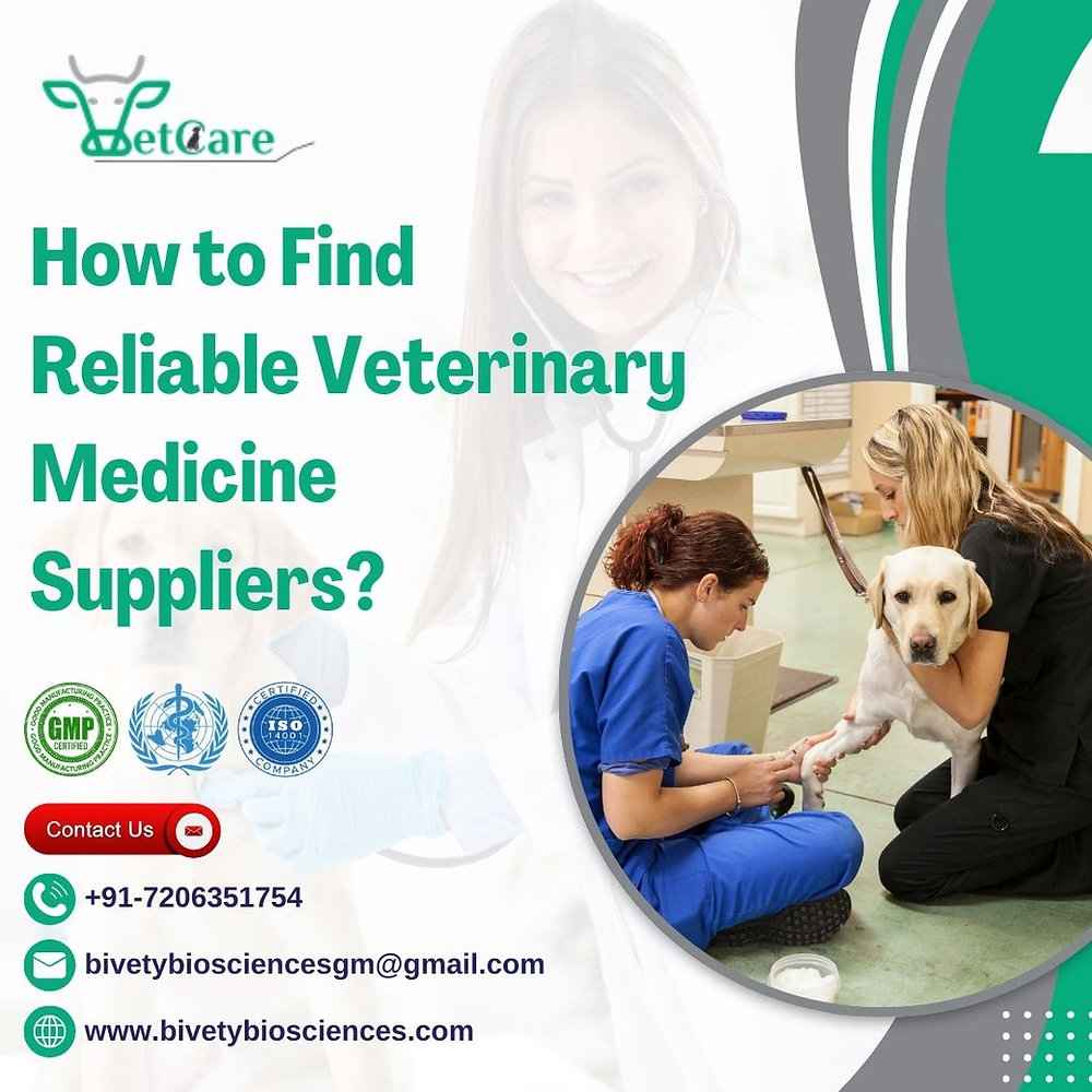 How to Find Reliable Veterinary Medicine Suppliers?