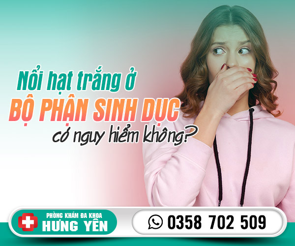 Nổi hạt trắng ở bộ phận sinh dục có sao không?