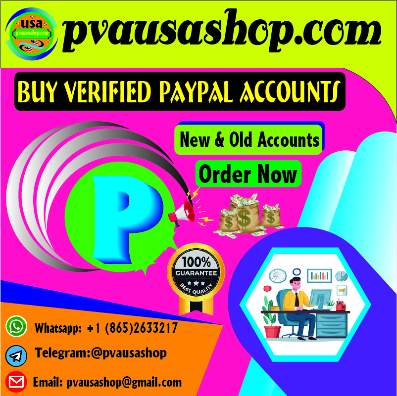 Buy Verified PayPal Accounts USA,Verified PayPal Accounts