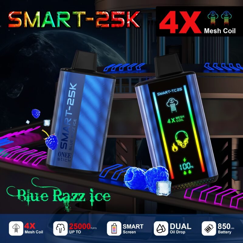 Blue Razz Ice Onee Stick Smart 25K | USA