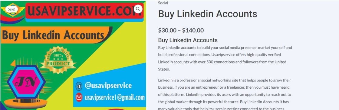 Buy Linkedin Accounts Cover Image