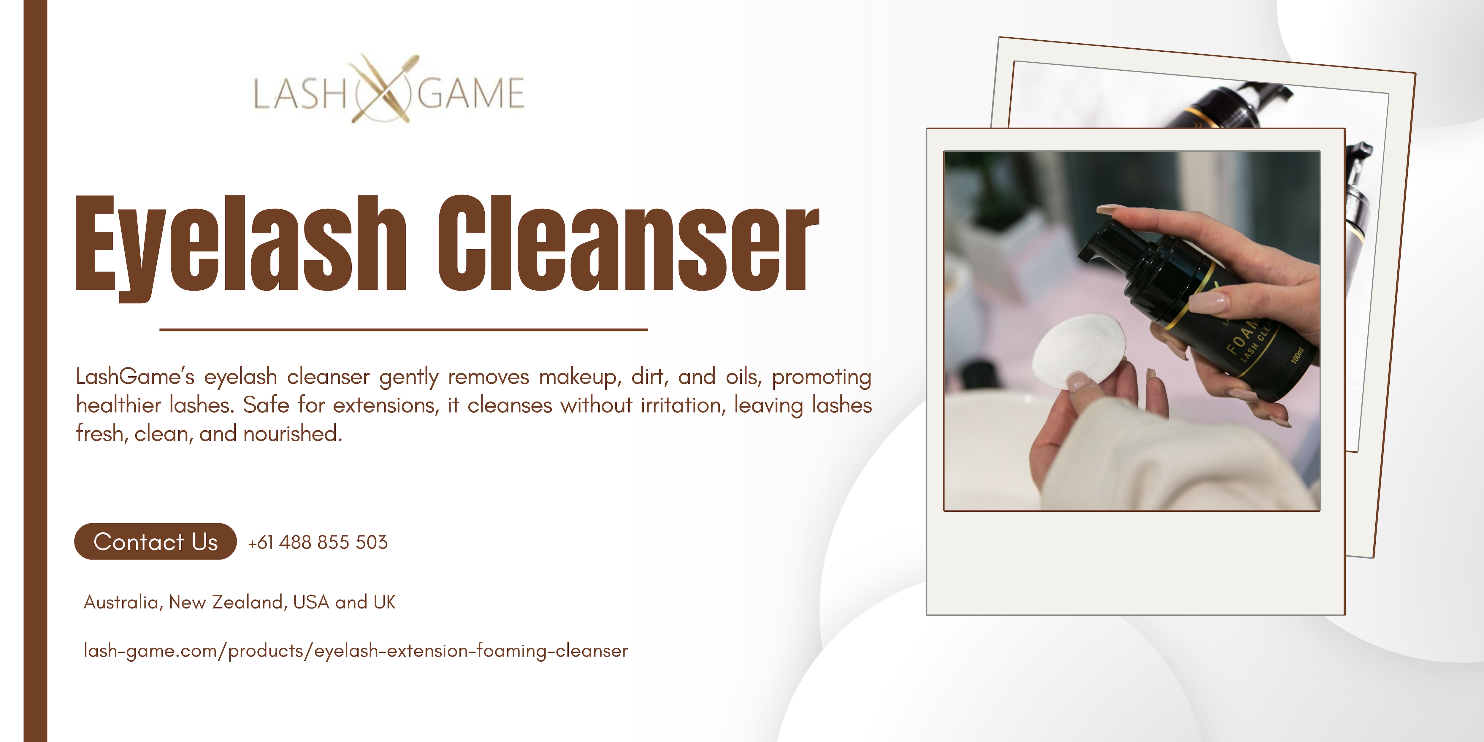 Lash Game on GETTR : Shop Eyelash Cleanser for Lash Extensions | LashGameKeep your lash extensions fresh and long-lasting with LashGame’s specially fo...