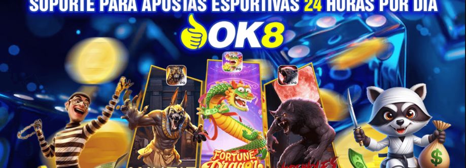 OK8  Página inicial da casa de apostas OK8 com Cover Image