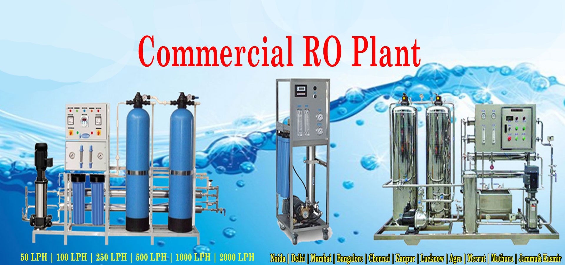 Commercial RO Plant Manufacturers in Delhi