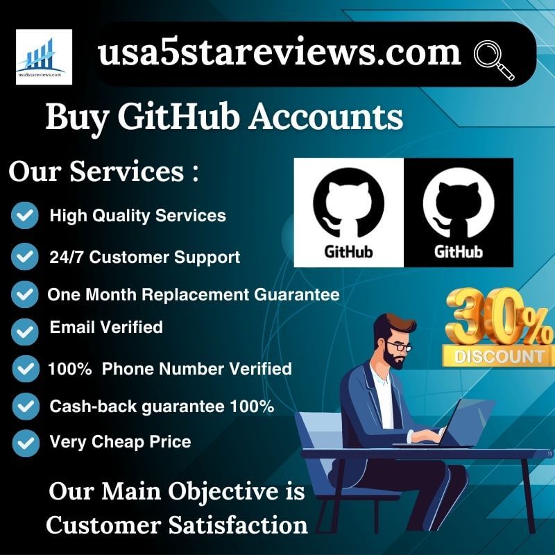 Buy GitHub Accounts- (Cheap, Aged & PVA) GitHub Account.