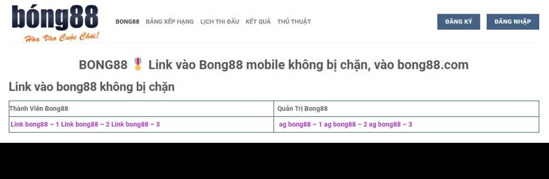 BONG88 Link vào Cover Image