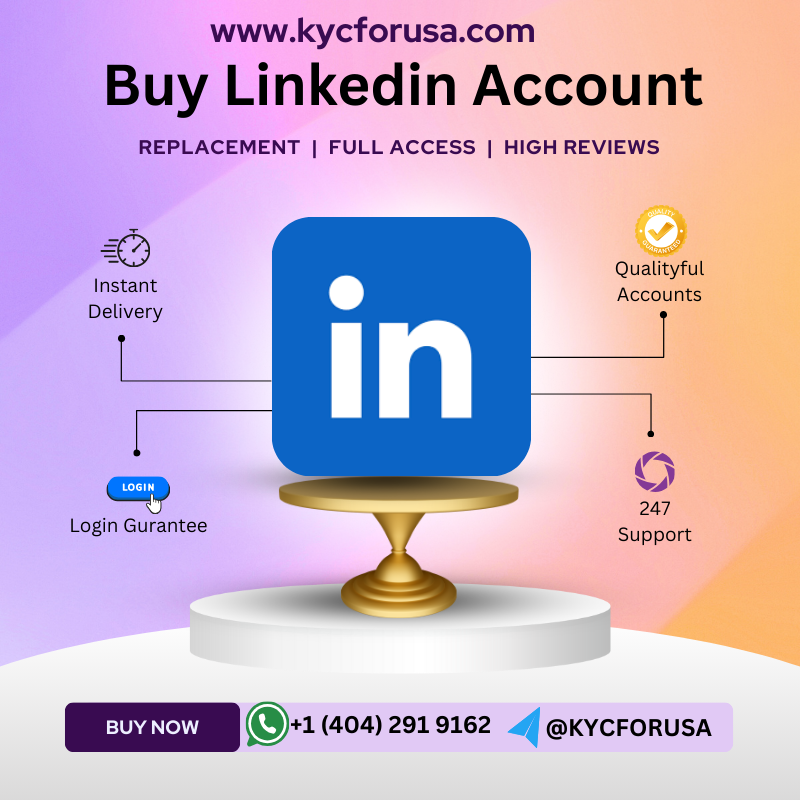 Buy Linkedin Account - 100% Real Connection (New-Old)...
