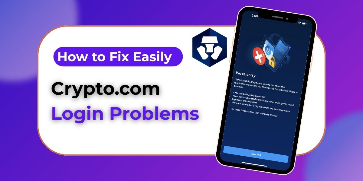 How to Fix Crypto.com Login Problems Easily?